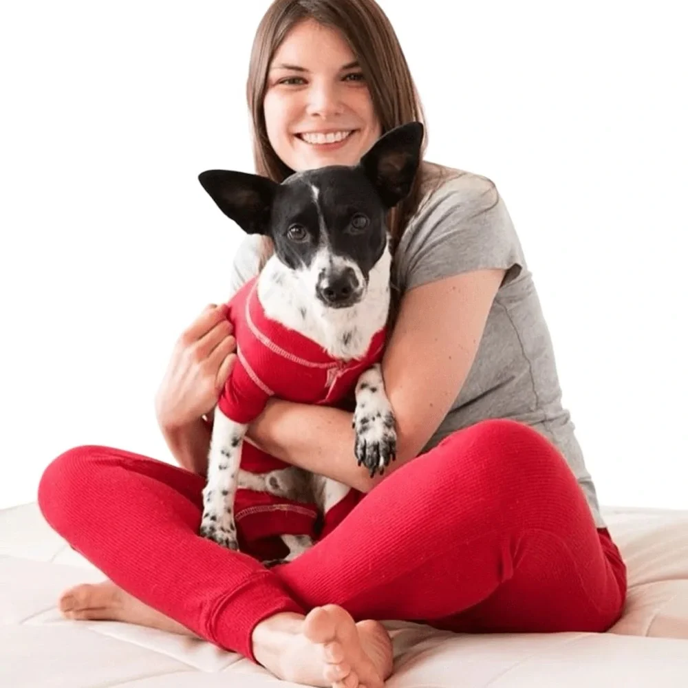 Unisex Fab Dog Thermal Pajama Bottoms or Joggers Loungewear - Picture 2 of 5
